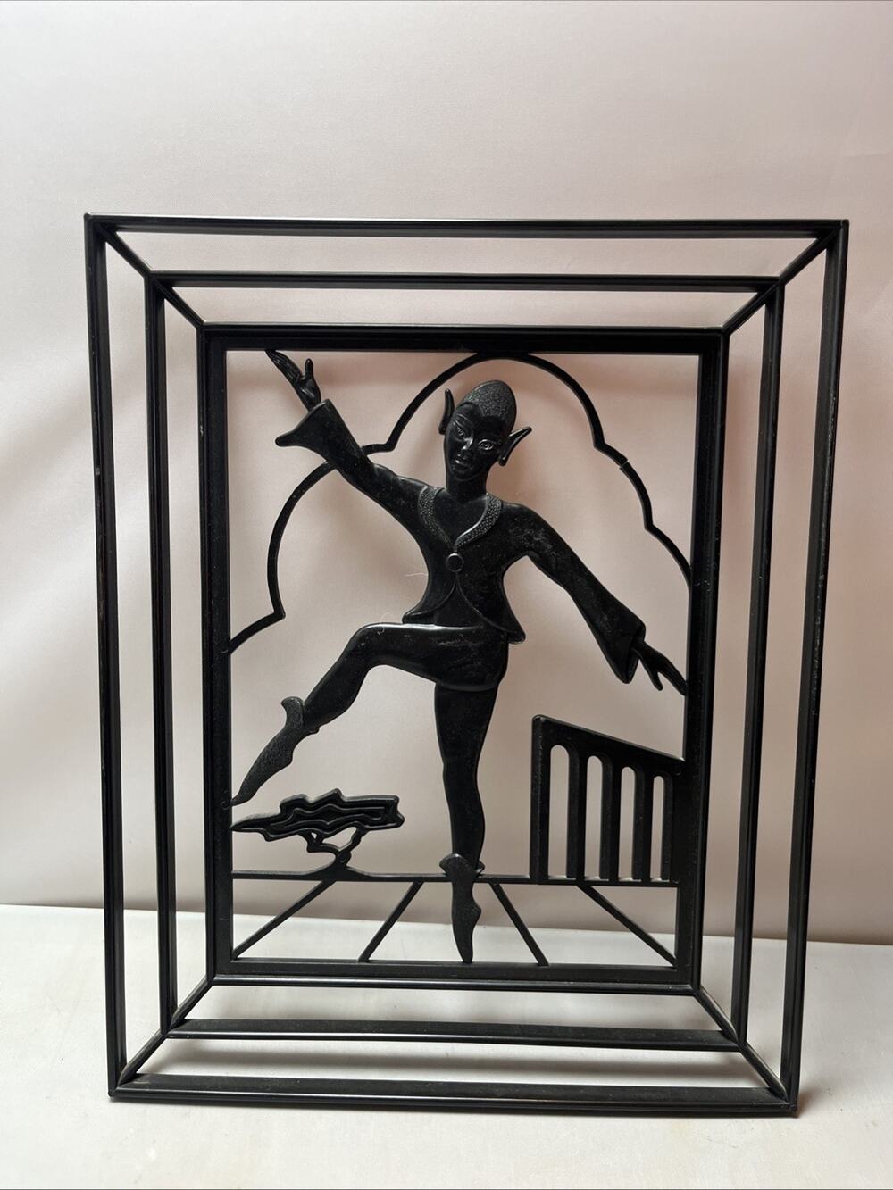 Mid Century Plastic Silhouette Dancing Pixie